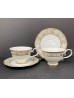 Golden Design 2Cups and 2 Saucers With Gift Box